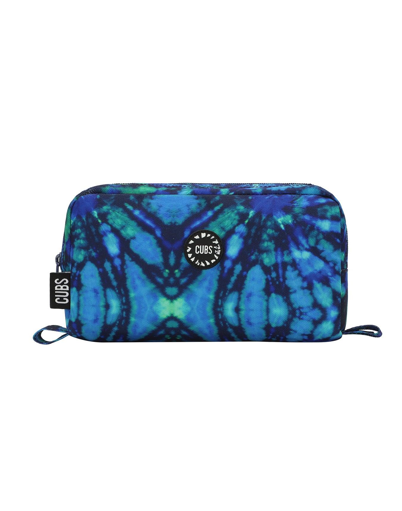 Cubs Deep Blue Tie Dye Pencil Case - Ourkids - Cubs