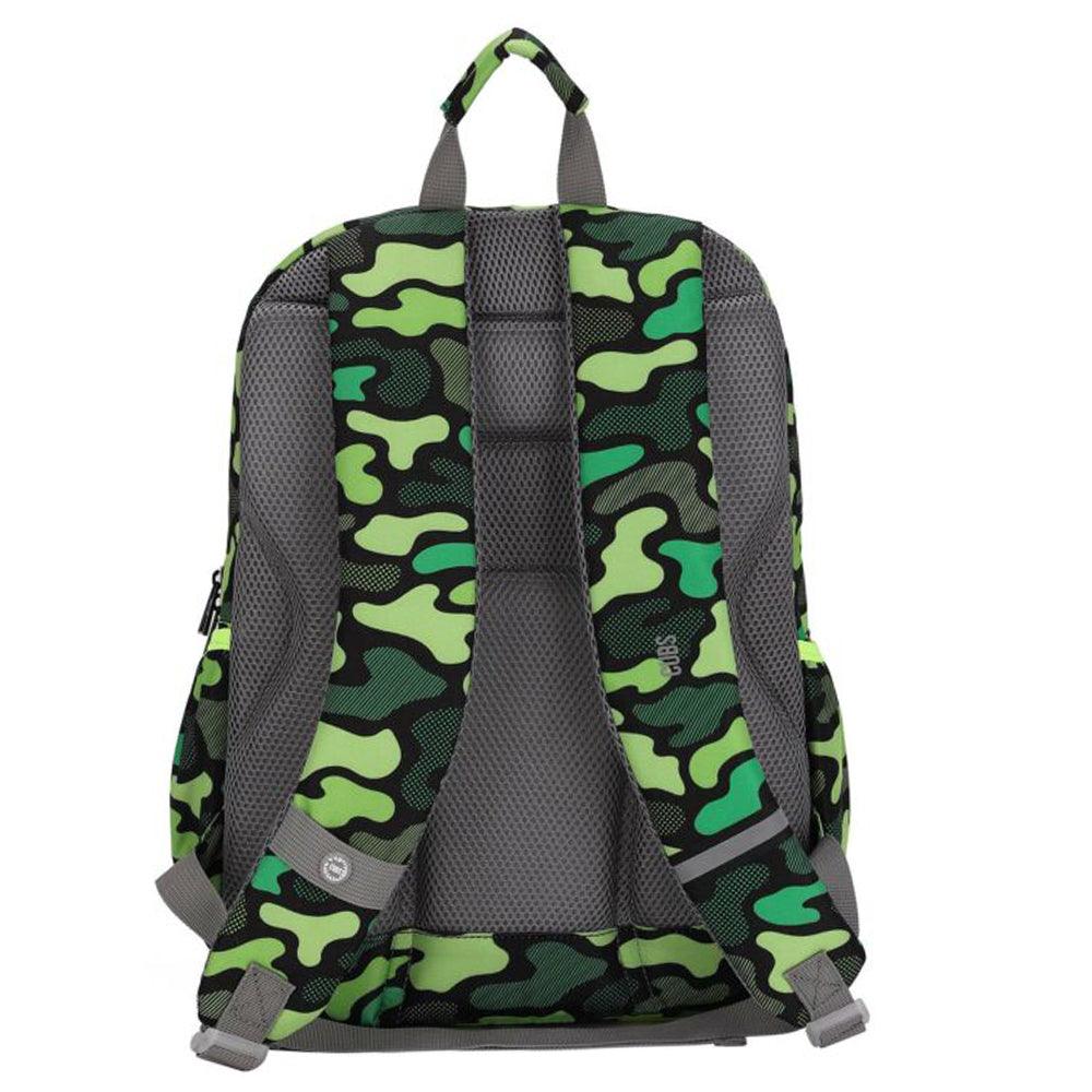 CUBS FOOTBALL GREEN CAMO HARD TOP BACKPACK - Ourkids - Cubs