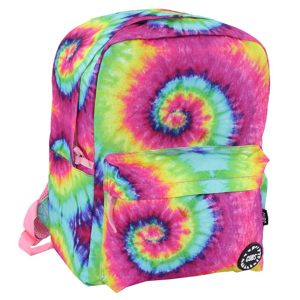 Cubs FUCHSIA TIE DYE JUNIOR STUDENT Backpack 15-Inch - Ourkids - Cubs