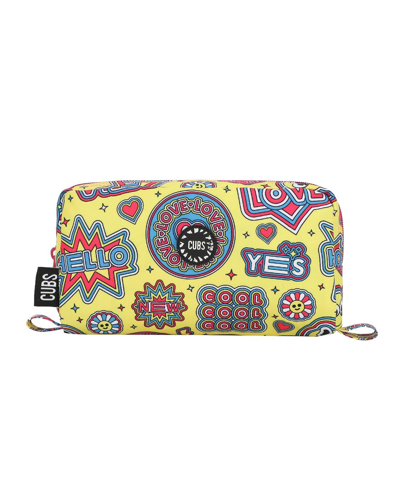 Cubs Good Vibes And Smiles Pencil Case - Ourkids - Cubs