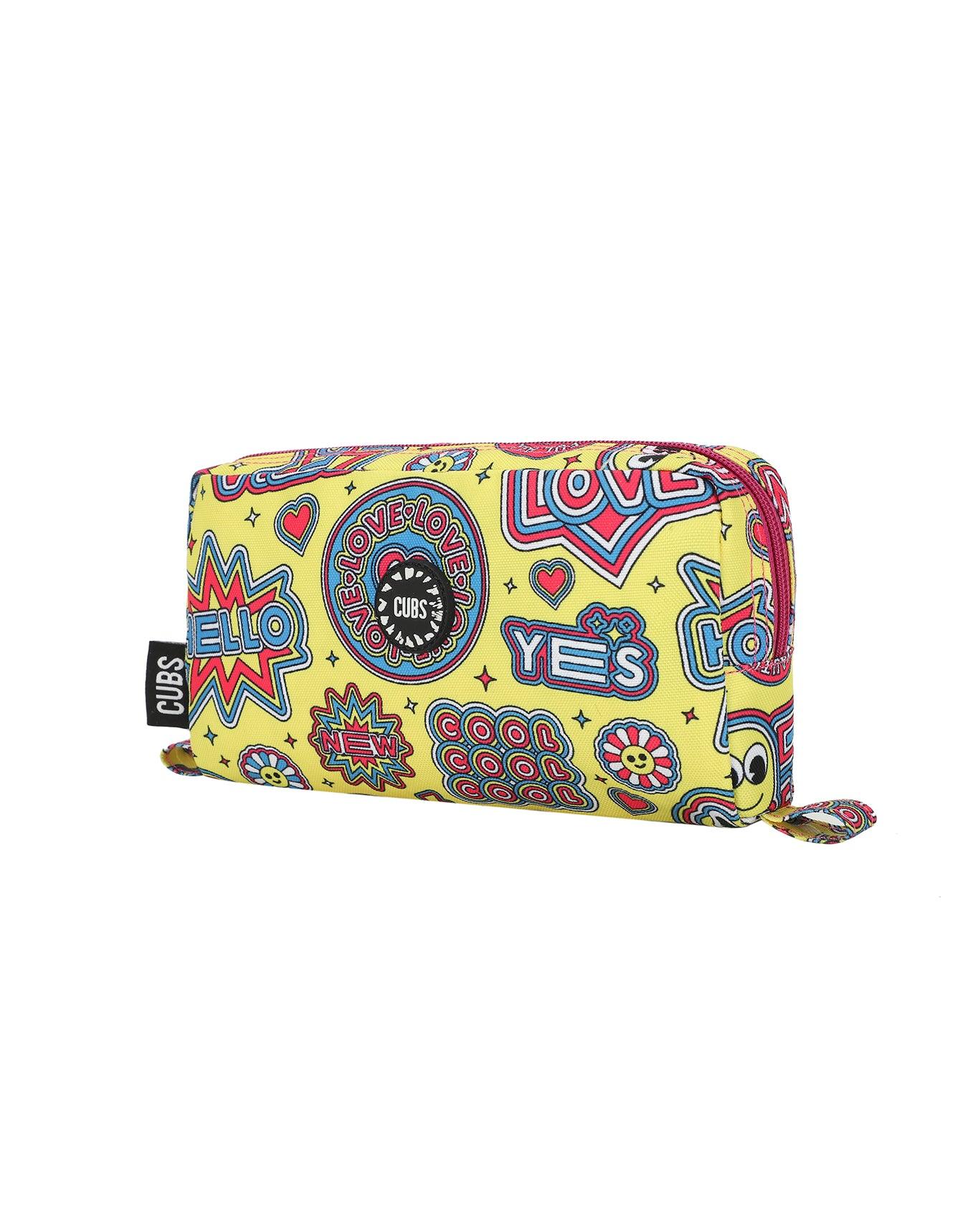 Cubs Good Vibes And Smiles Pencil Case - Ourkids - Cubs