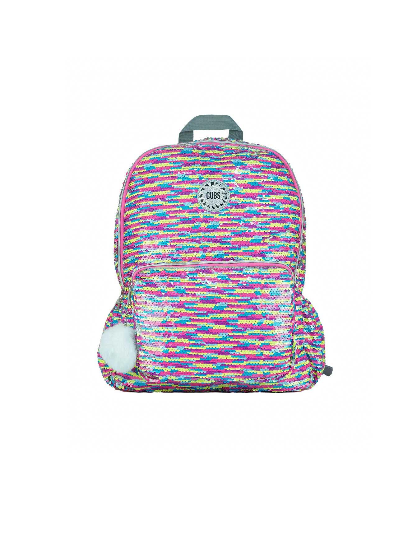 Cubs Kaleidoscope Sequin Backpack - Ourkids - Cubs