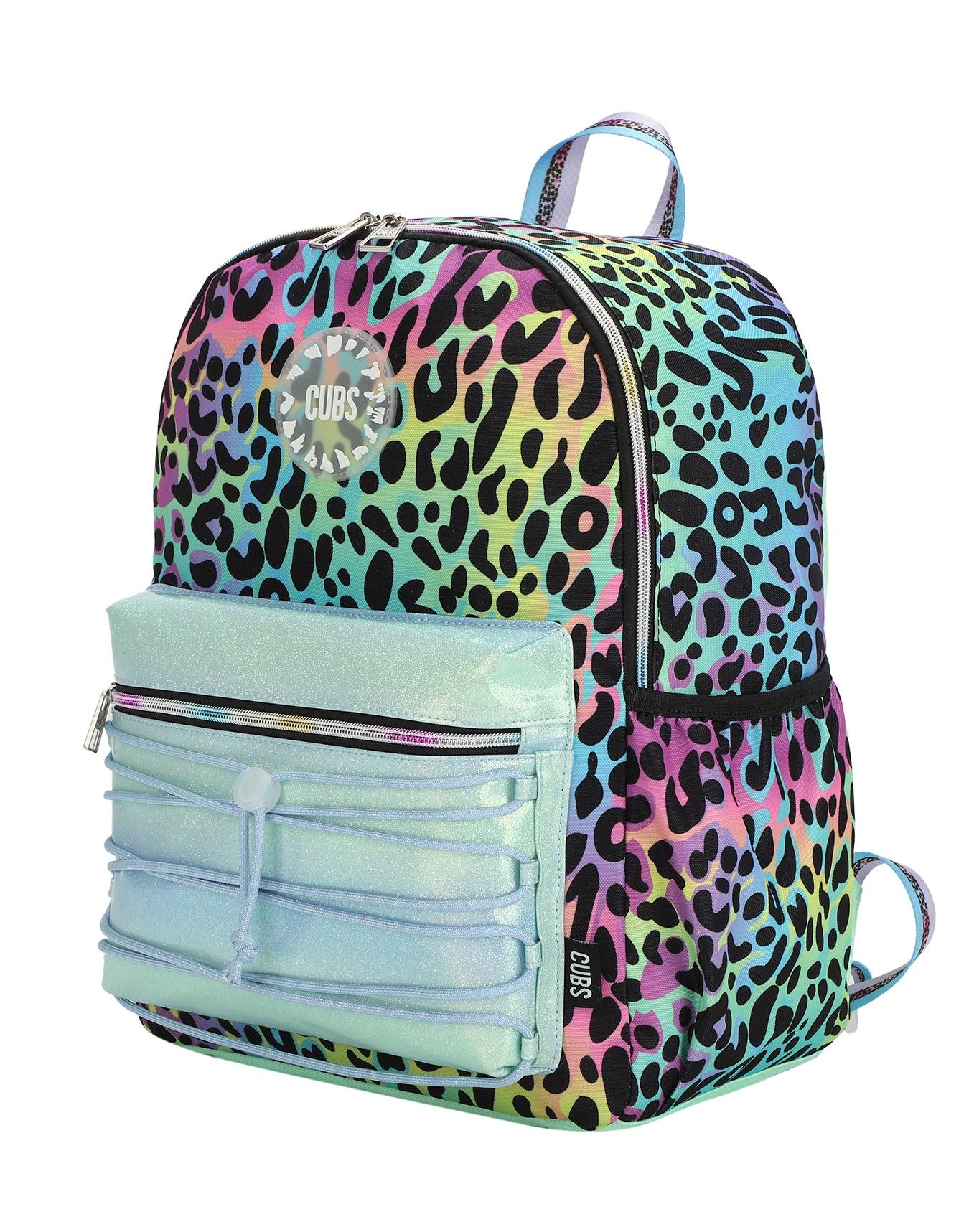 Cubs Leopard High School Backpack - Ourkids - Cubs