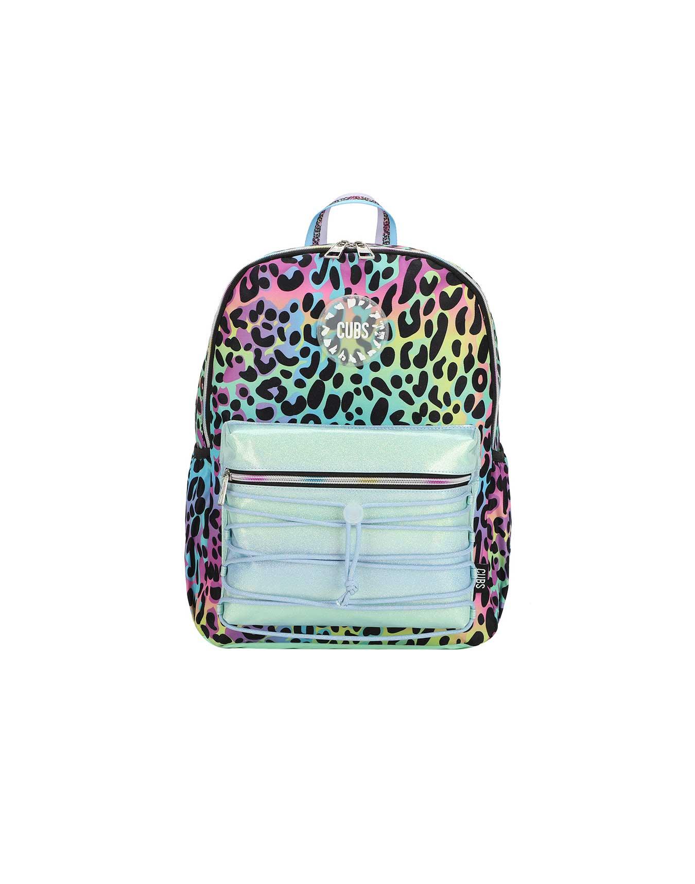 Cubs Leopard High School Backpack - Ourkids - Cubs