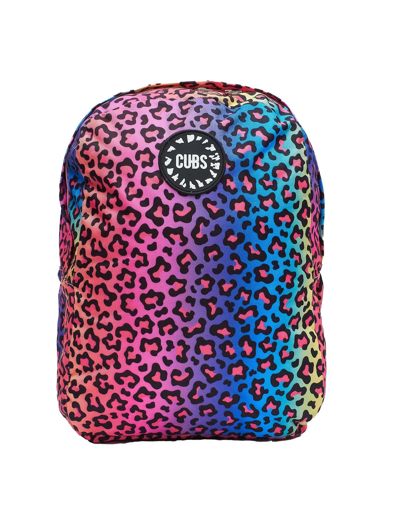 CUBS LEOPARD TIE DYE BIG AND BASIC BACKPACK - Ourkids - Cubs