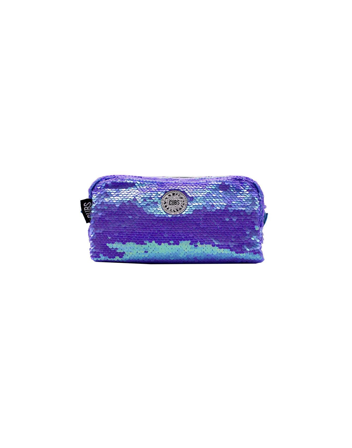 Cubs Mermaid Blue Sequin Pencil Case - Ourkids - Cubs