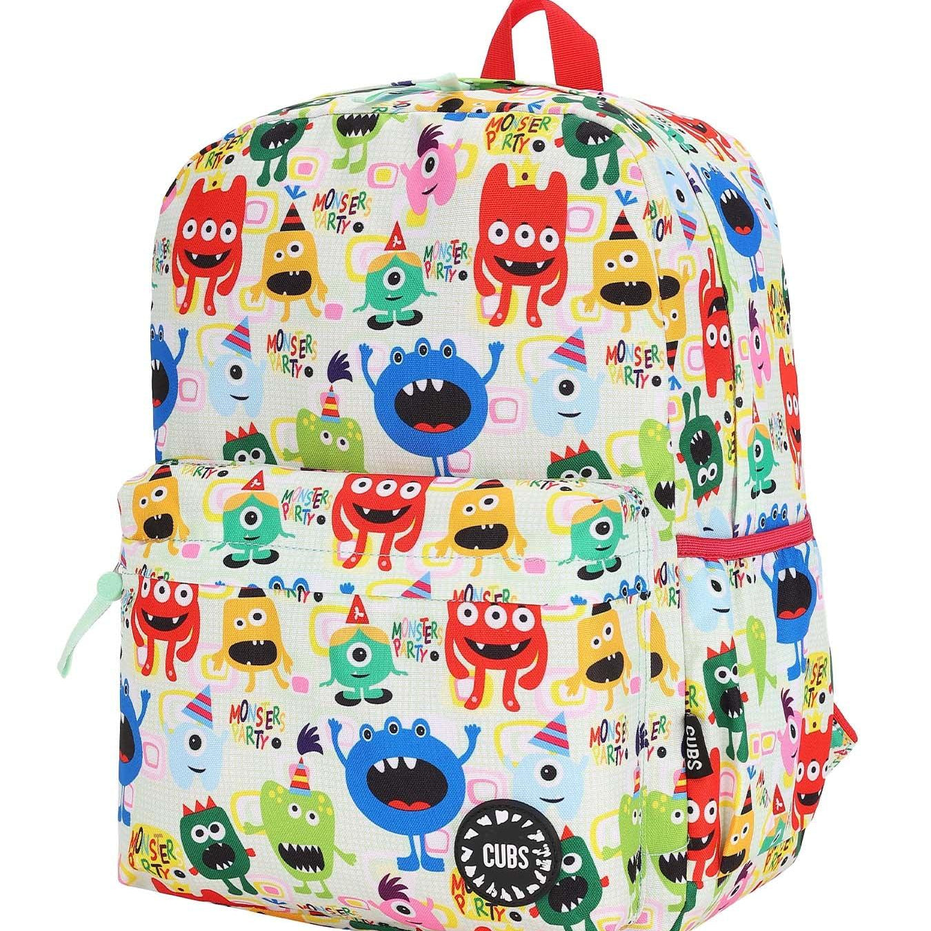 Cubs Monster Party 2 Junior Student Backpack - Ourkids - Cubs