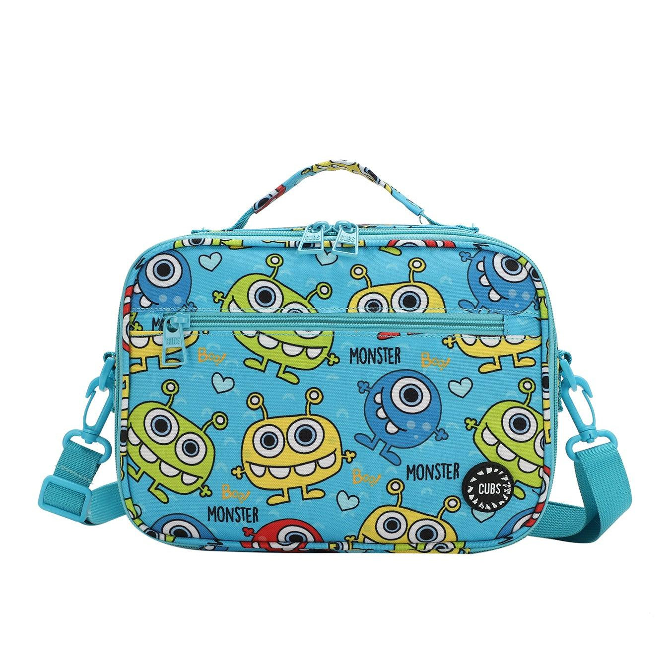 Cubs Monster Teeth Cross Body Lunch Bag - Ourkids - Cubs