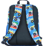 Cubs Monster Truck In Flames Junior Student Backpack - Ourkids - Cubs