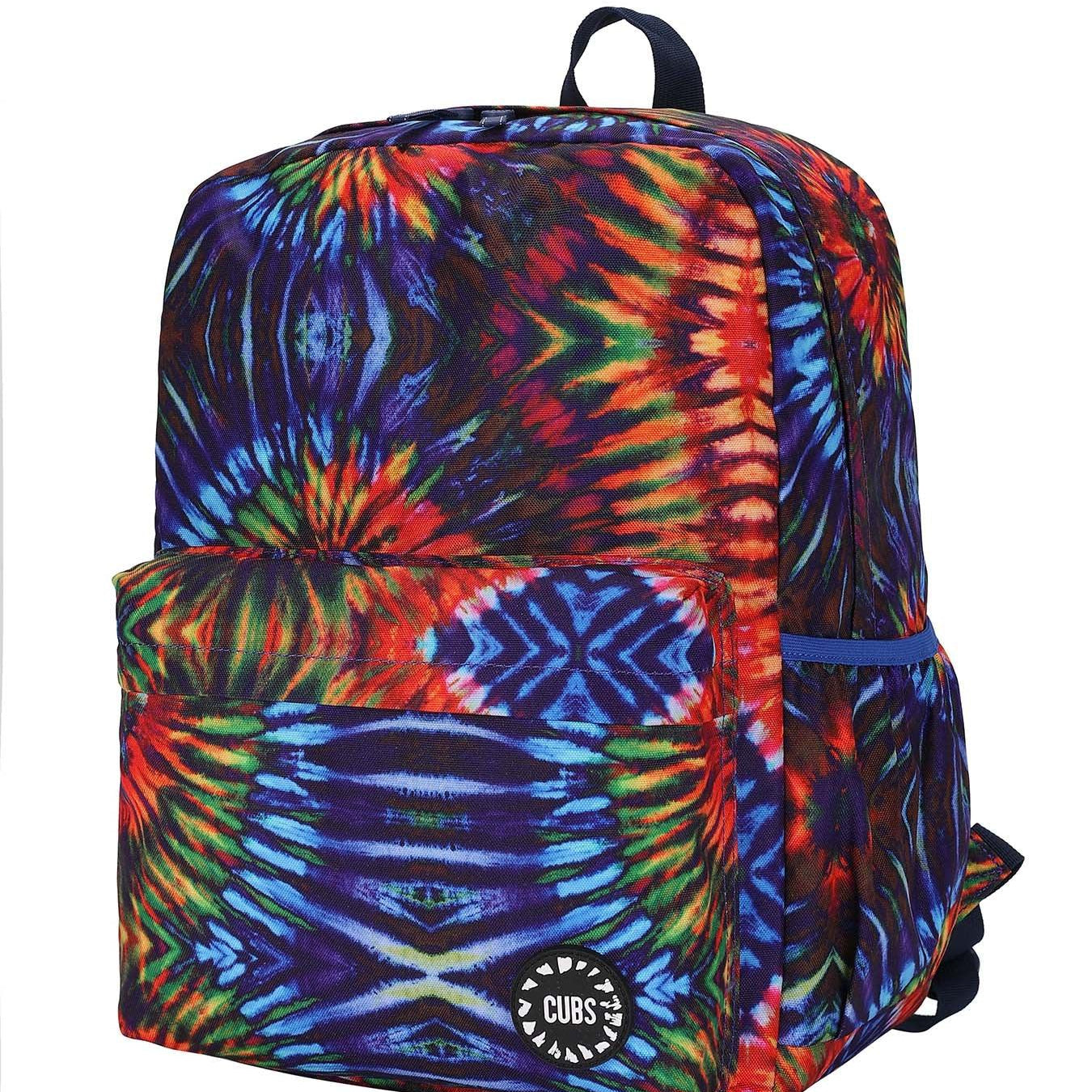 Cubs Navy/Red Tie Dye Junior Student Backpack - Ourkids - Cubs