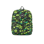 Cubs Neon Green Camo Junior Student Backpack - Ourkids - Cubs