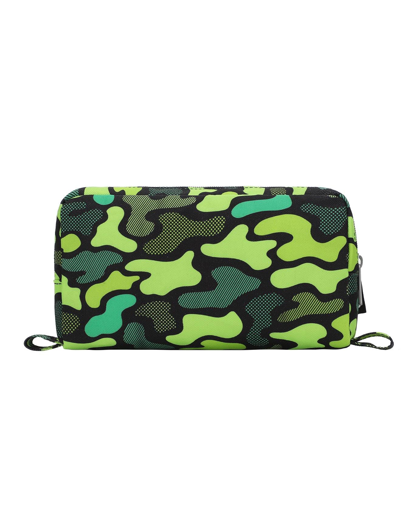 Cubs Neon Green Camo Pencil Case - Ourkids - Cubs