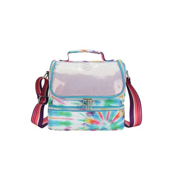 Cubs Pink and Purple Tie Dye High School Lunch Bag - Ourkids - Cubs