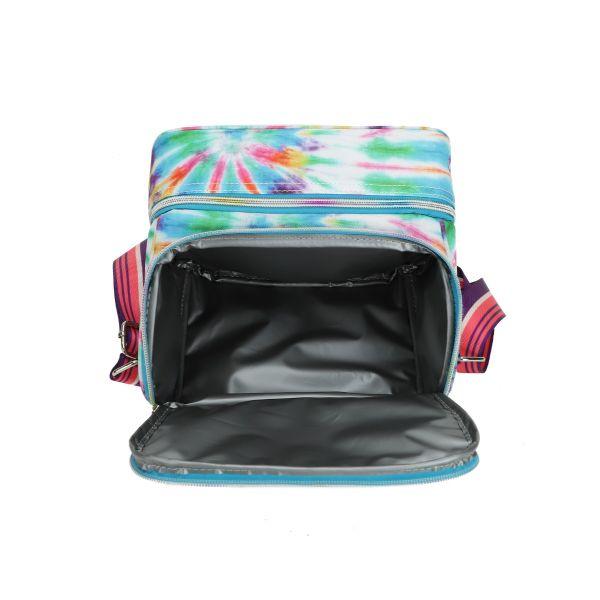 Cubs Pink and Purple Tie Dye High School Lunch Bag - Ourkids - Cubs