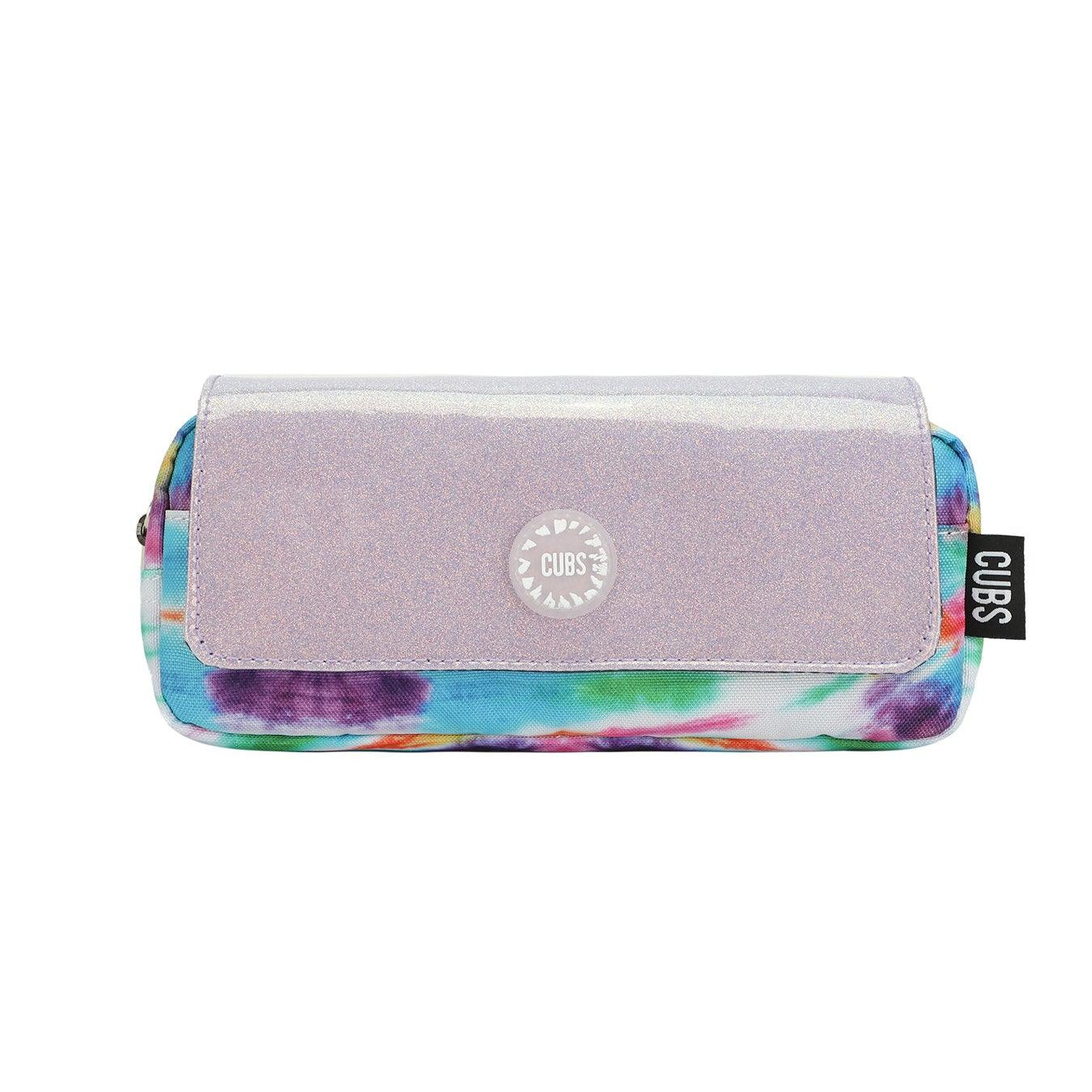 Cubs Pink and Purple Tie Dye High School Pencil Case - Ourkids - Cubs