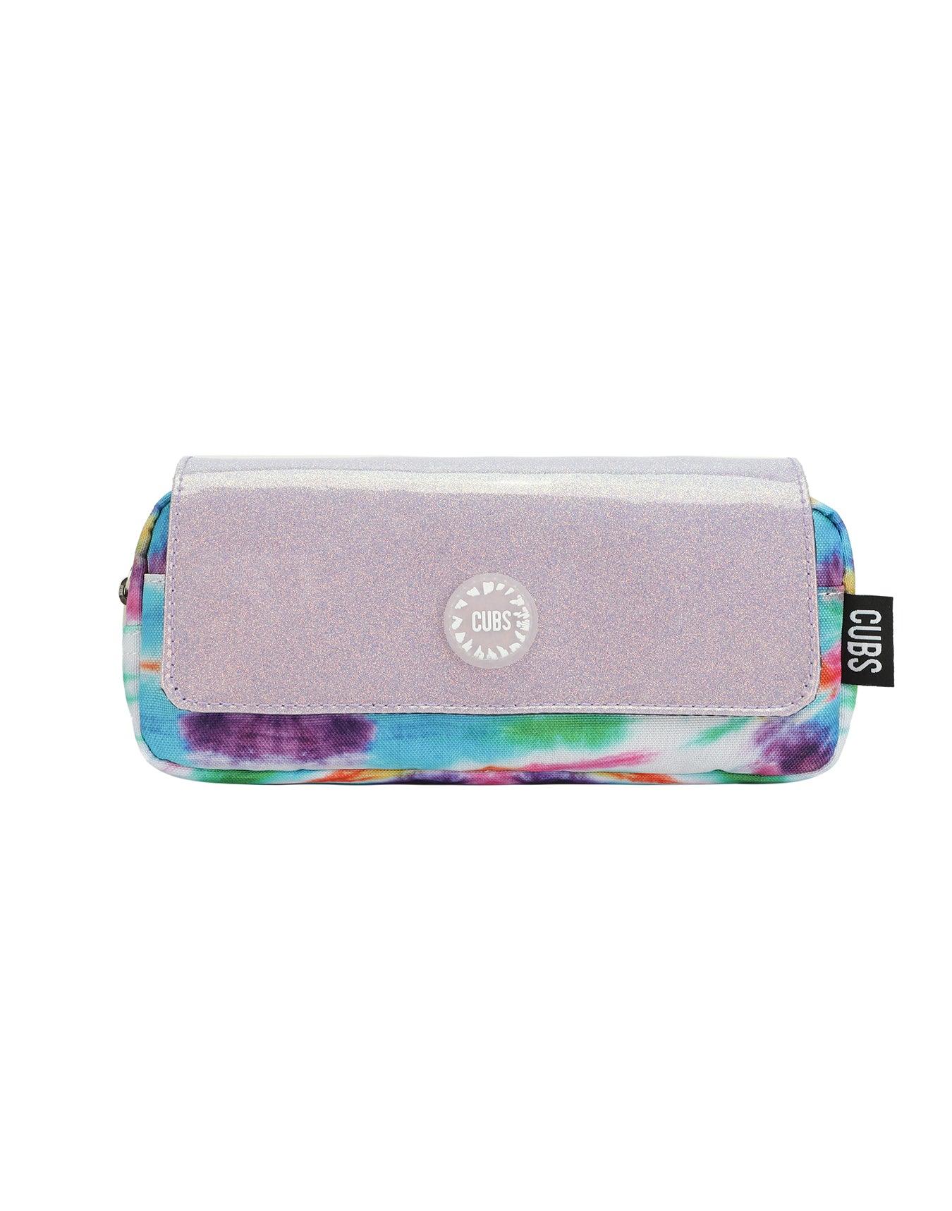 Cubs Pink and Purple Tie Dye High School Pencil Case - Ourkids - Cubs