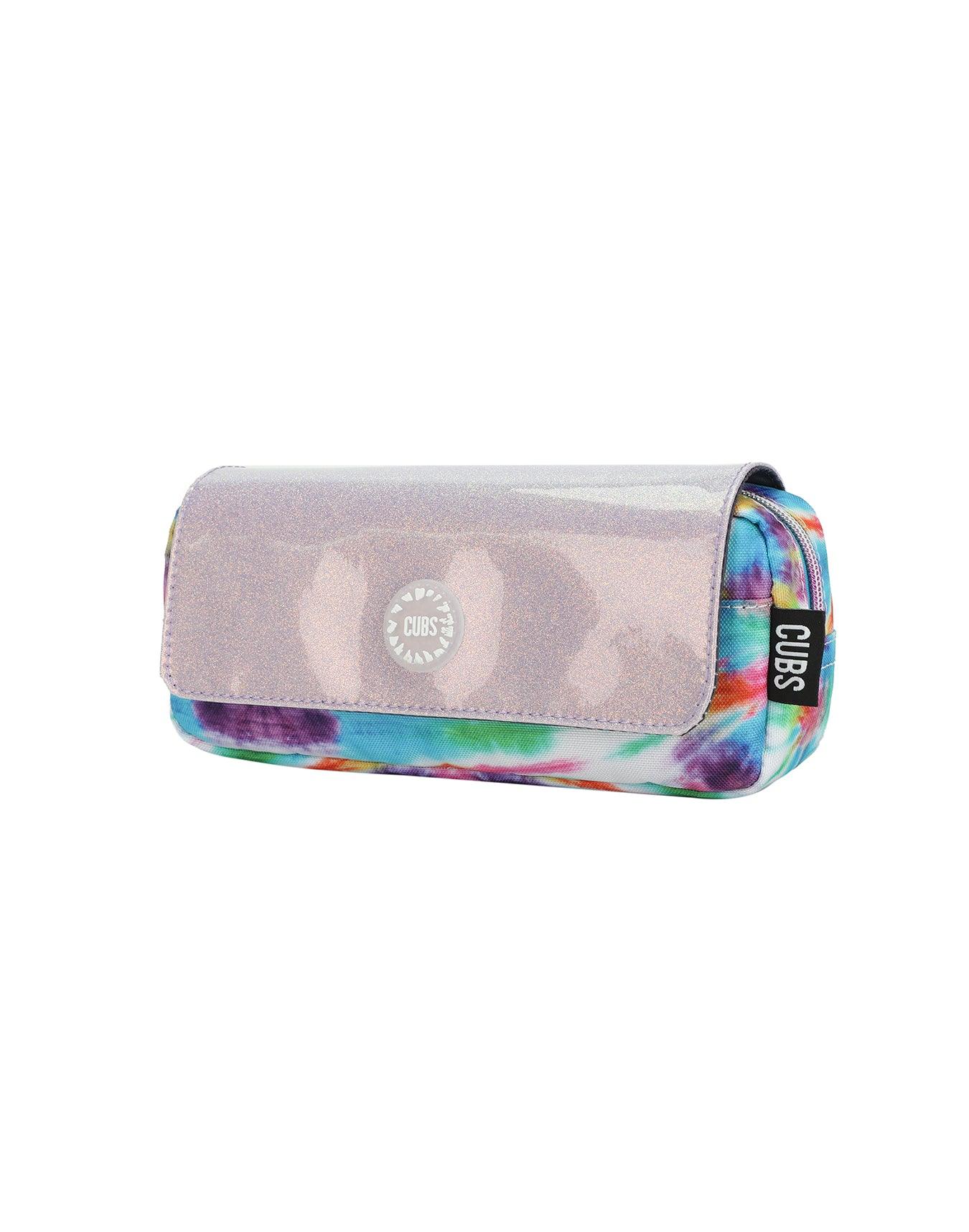 Cubs Pink and Purple Tie Dye High School Pencil Case - Ourkids - Cubs