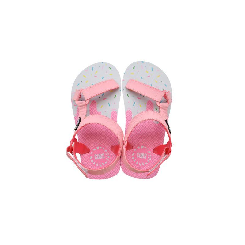 Cubs Pink Ice Cream Cone Girls Sling Sandal - Ourkids - Cubs