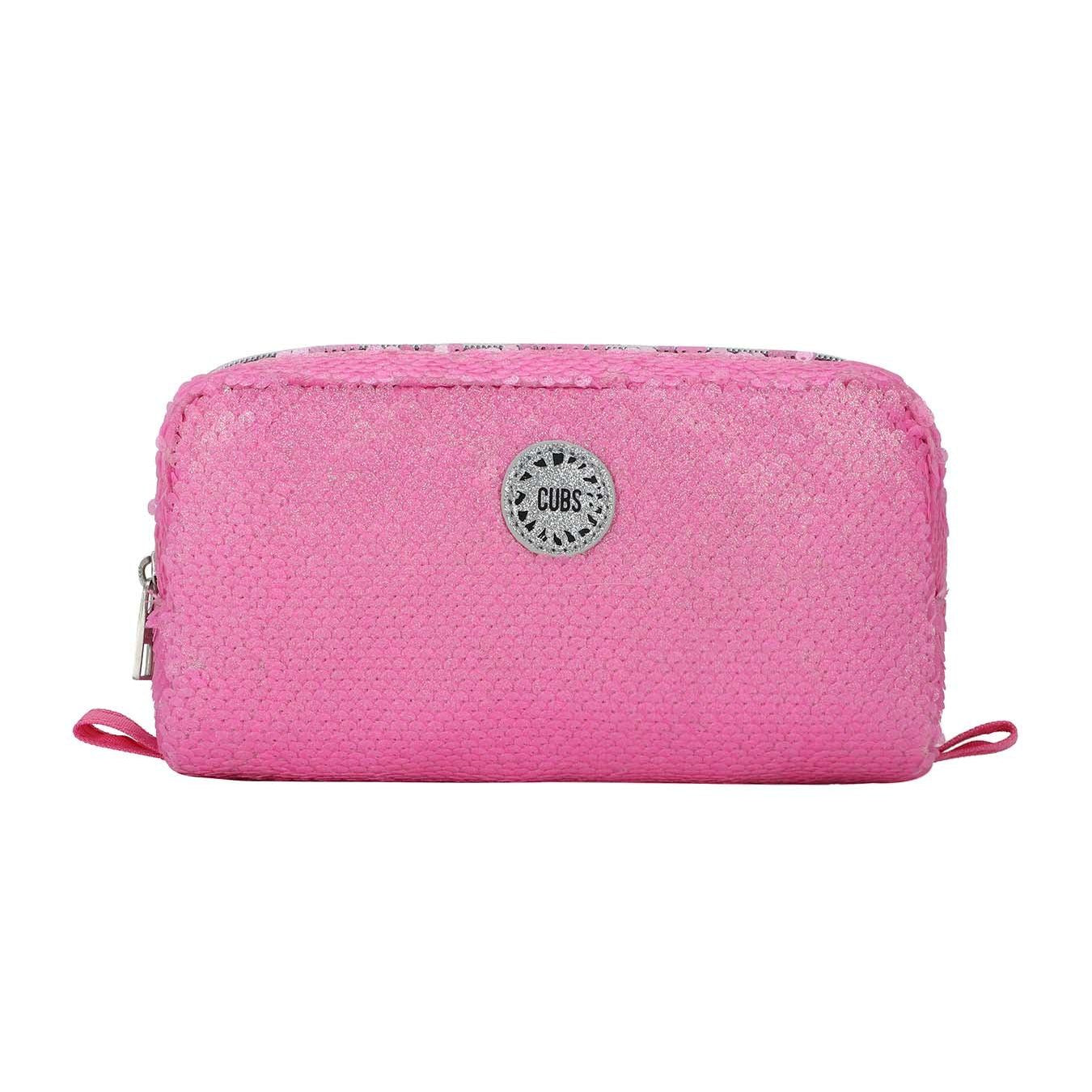 Cubs Pink Sequin Pencil Case - Ourkids - Cubs