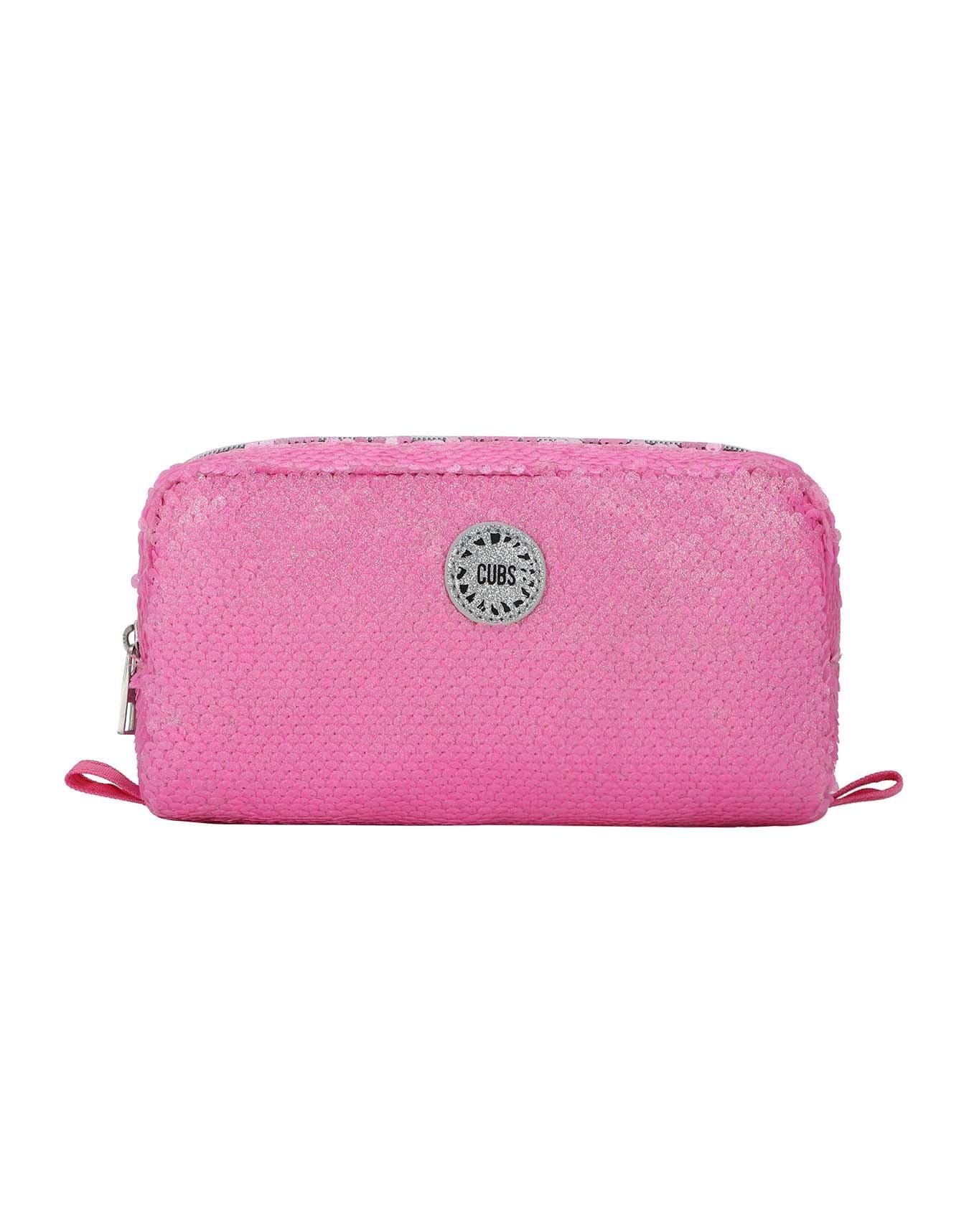 Cubs Pink Sequin Pencil Case - Ourkids - Cubs