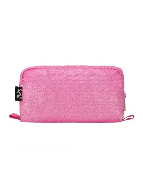 Cubs Pink Sequin Pencil Case - Ourkids - Cubs