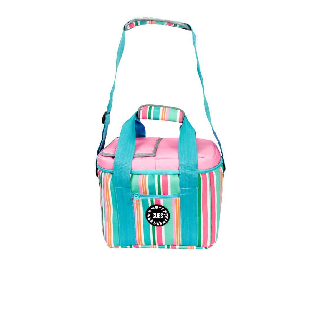 Cubs Pink Stripes 32 Cans Cooler - Ourkids - Cubs