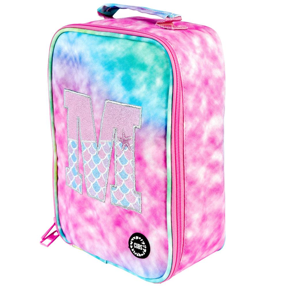 CUBS PINK TIE DYE WITH LETTER M BIG AND BASIC LUNCH BAG - Ourkids - Cubs