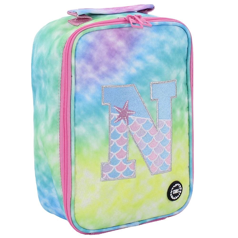 CUBS PINK TIE DYE WITH LETTER N BIG AND BASIC LUNCH BAG - Ourkids - Cubs