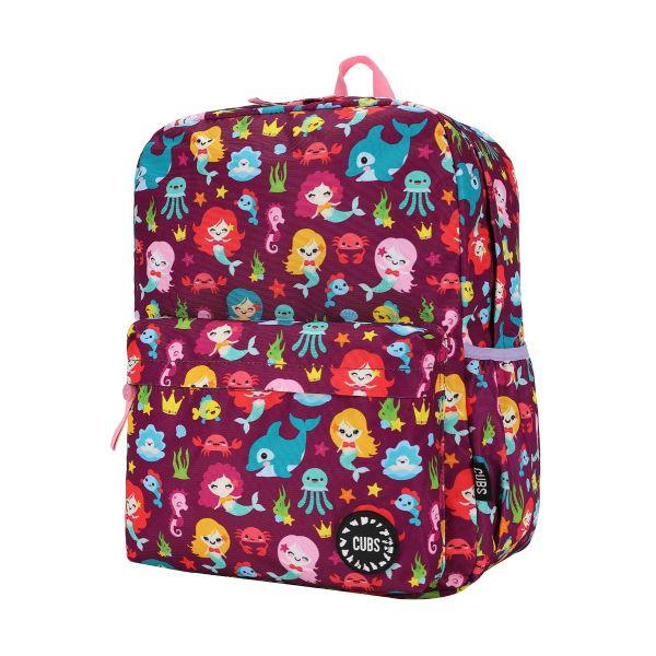 Cubs Purple Baby Mermaid Junior Student Backpack - Ourkids - Cubs