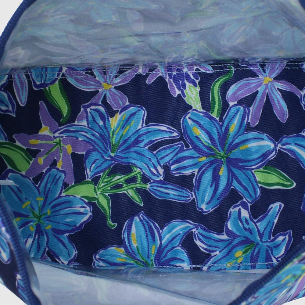 Cubs Purple Lilies Large Pouch - Ourkids - Cubs