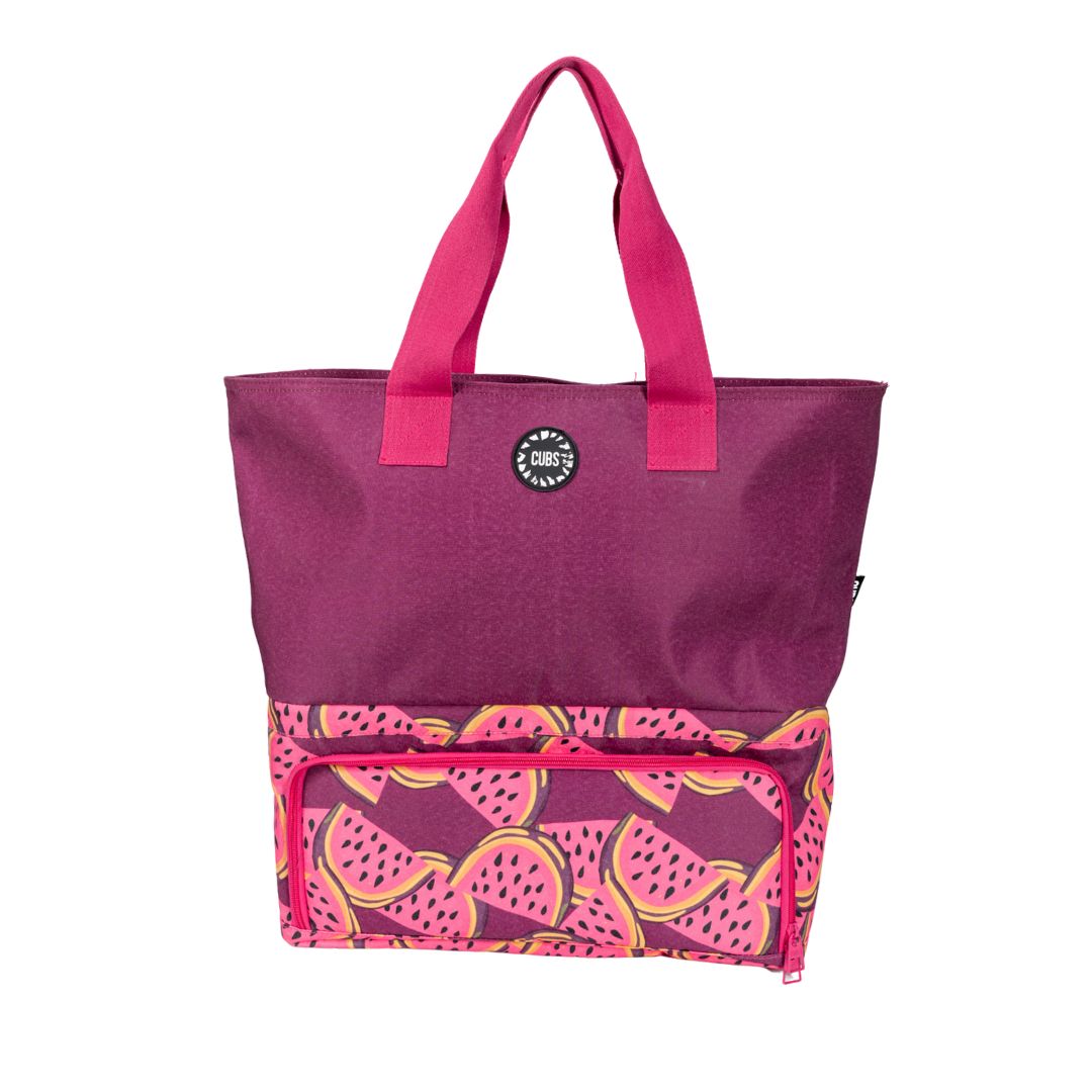 Cubs Purple Watermelons Tote/Cooler Bag - Ourkids - Cubs