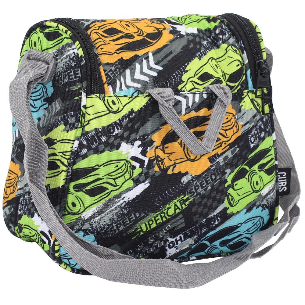 Cubs RACING CARS GREY CROSS LUNCH BAG 2 - Ourkids - Cubs