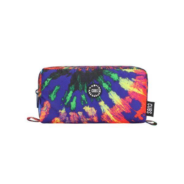 Cubs Red/Black Tie Dye Pencil Case - Ourkids - Cubs