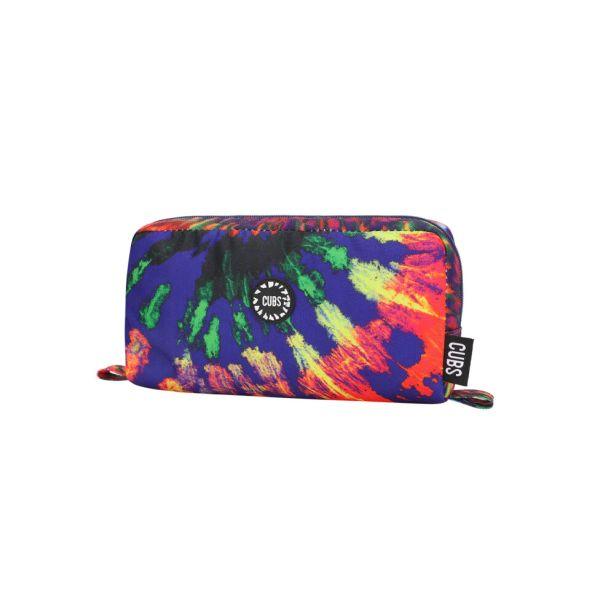 Cubs Red/Black Tie Dye Pencil Case - Ourkids - Cubs