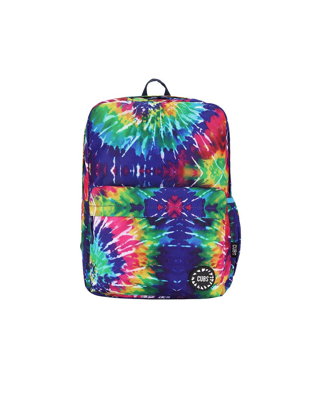 Cubs Royal Blue Tie Dye Junior Student Backpack - Ourkids - Cubs