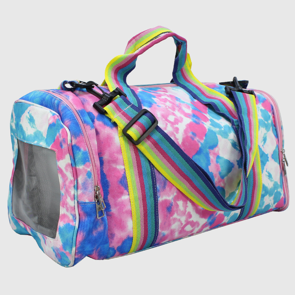 Cubs Sky Blue Tie Dye Duffle Bag - Ourkids - Cubs