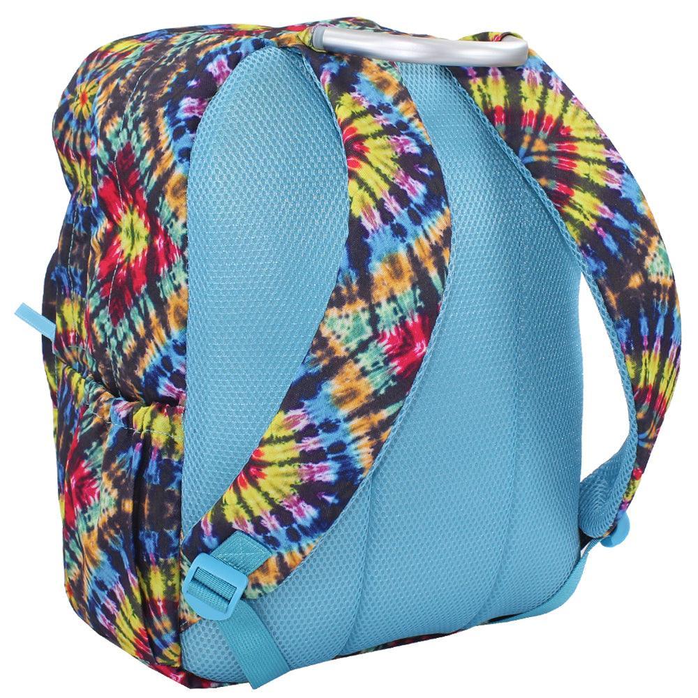 CUBS TIE DYE COLORFUL BLACK SENIOR STUDENT BACKPACK - Ourkids - Cubs