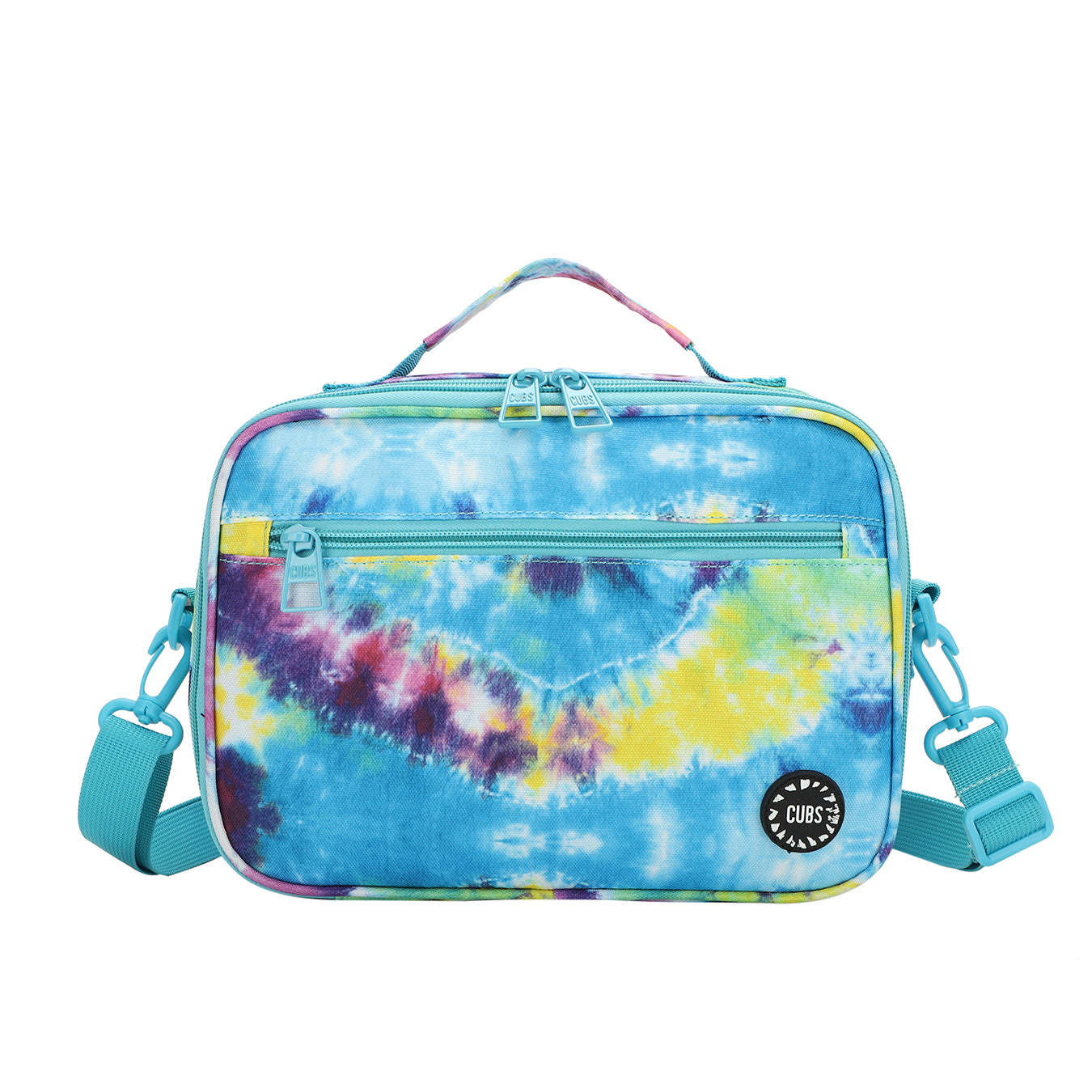 Cubs Tie Dye Purple And Turquoise Cross Body Lunch Bag - Ourkids - Cubs