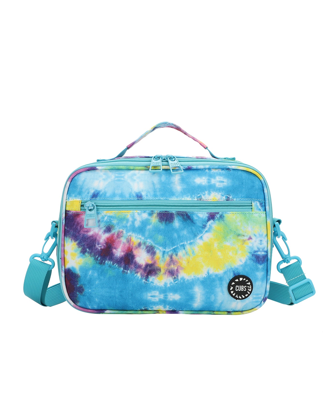 Cubs Tie Dye Purple And Turquoise Cross Body Lunch Bag - Ourkids - Cubs