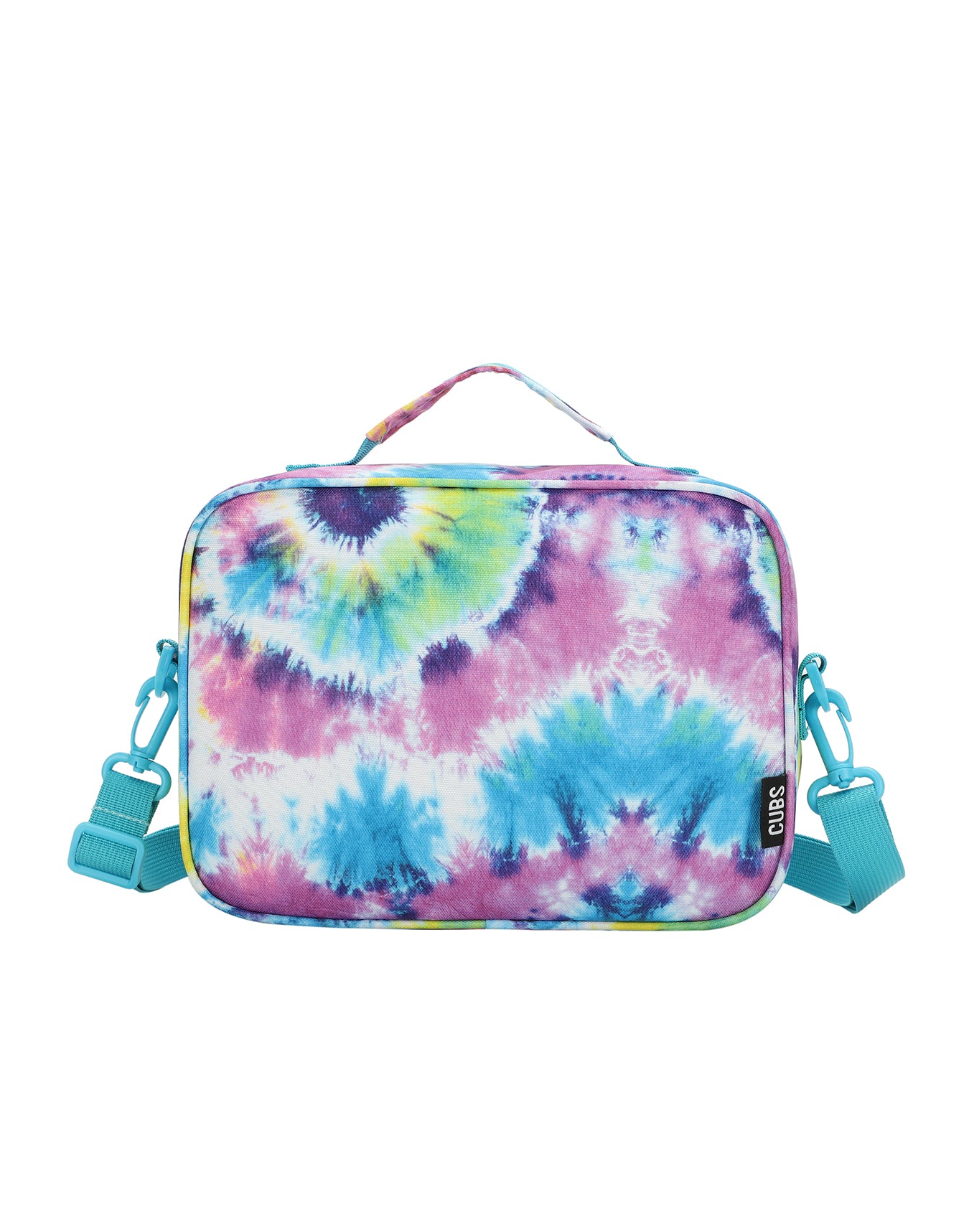 Cubs Tie Dye Purple And Turquoise Cross Body Lunch Bag - Ourkids - Cubs