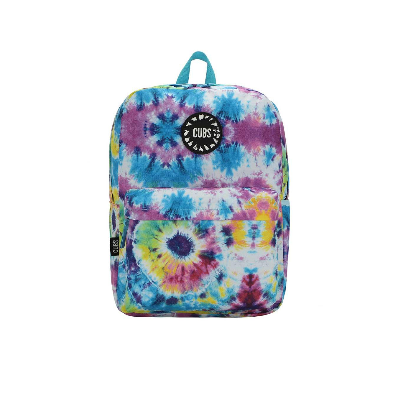 Cubs Tie Dye Purple And Turquoise Junior Student Backpack - Ourkids - Cubs