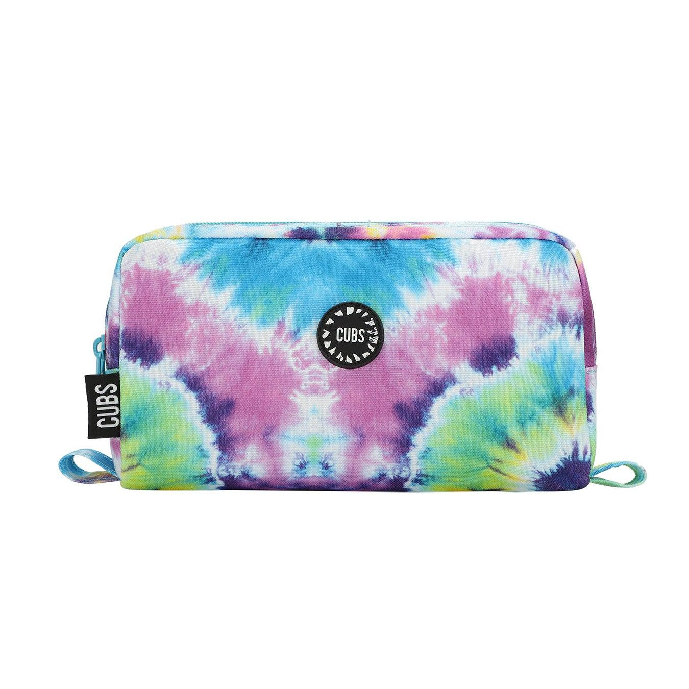 Cubs Tie Dye Purple And Turquoise Pencil Case - Ourkids - Cubs