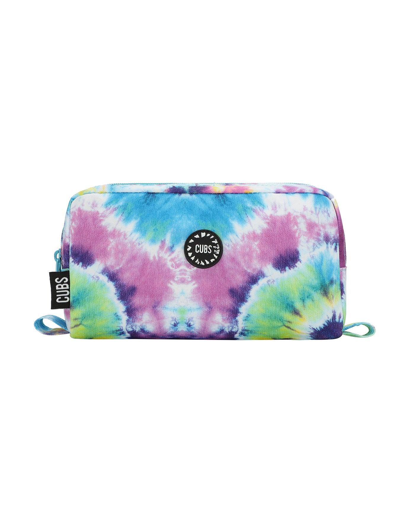 Cubs Tie Dye Purple And Turquoise Pencil Case - Ourkids - Cubs