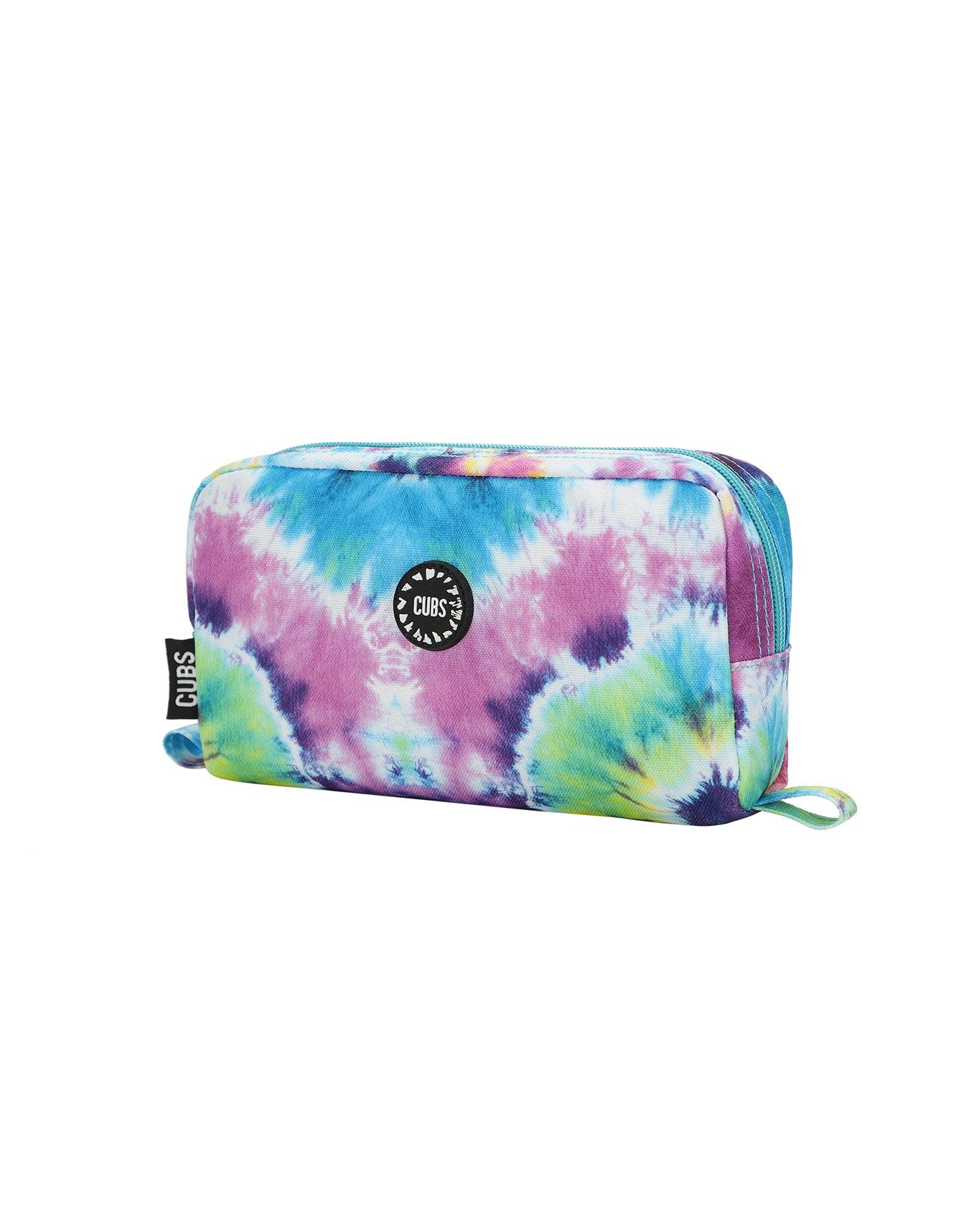 Cubs Tie Dye Purple And Turquoise Pencil Case - Ourkids - Cubs