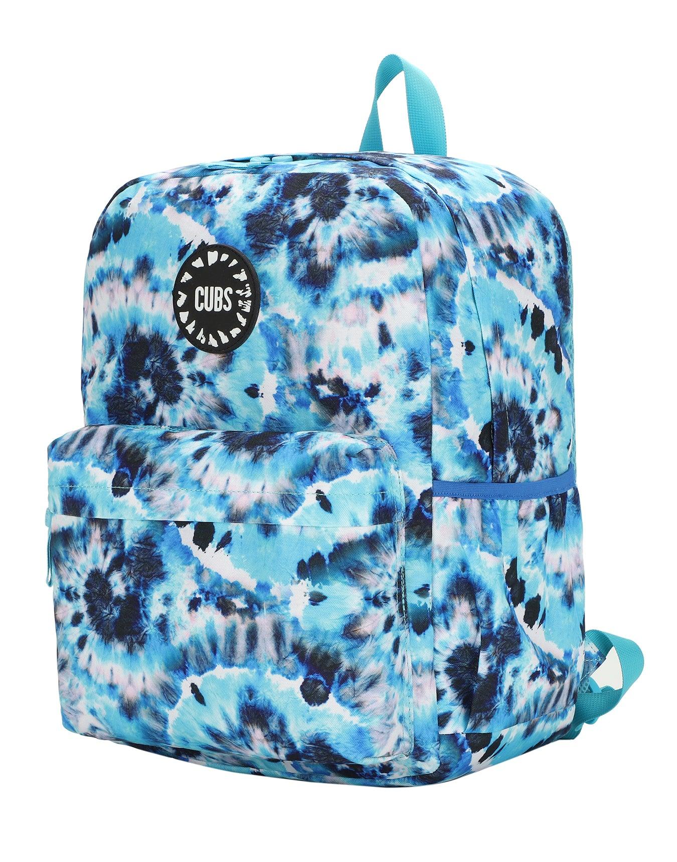 Cubs Turquoise Tie Dye Junior Student Backpack - Ourkids - Cubs