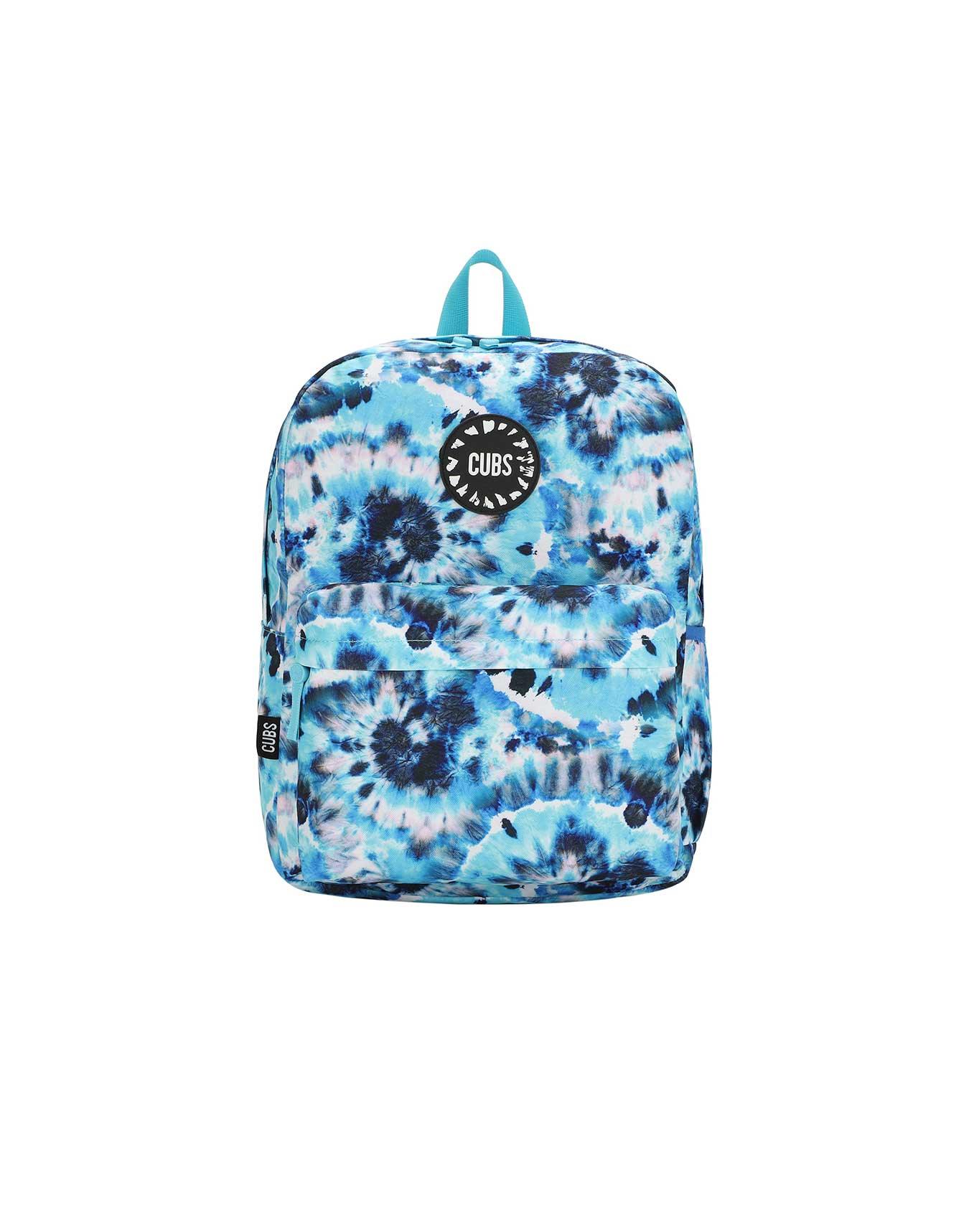 Cubs Turquoise Tie Dye Junior Student Backpack - Ourkids - Cubs