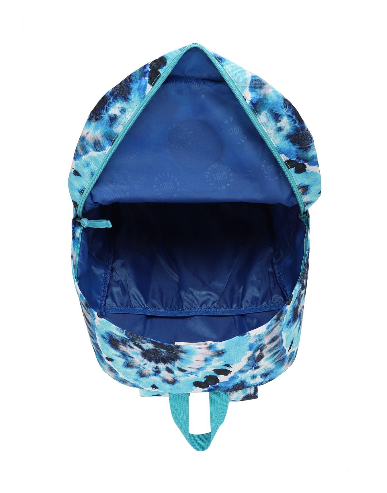 Cubs Turquoise Tie Dye Junior Student Backpack - Ourkids - Cubs