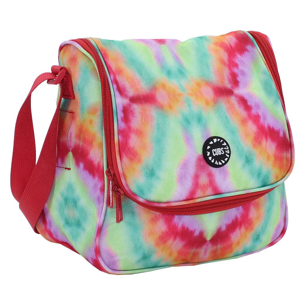 CUBS WATERMELON RED TIE DYE CROSS BODY LUNCH BAG - Ourkids - Cubs