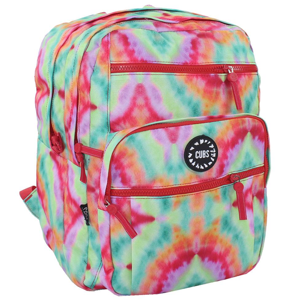 CUBS WATERMELON RED TIE DYE SENIOR STUDENT BACKPACK - Ourkids - Cubs