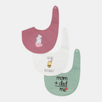 Cute Baby Bib (Pack Of 3) - Ourkids - Cherries